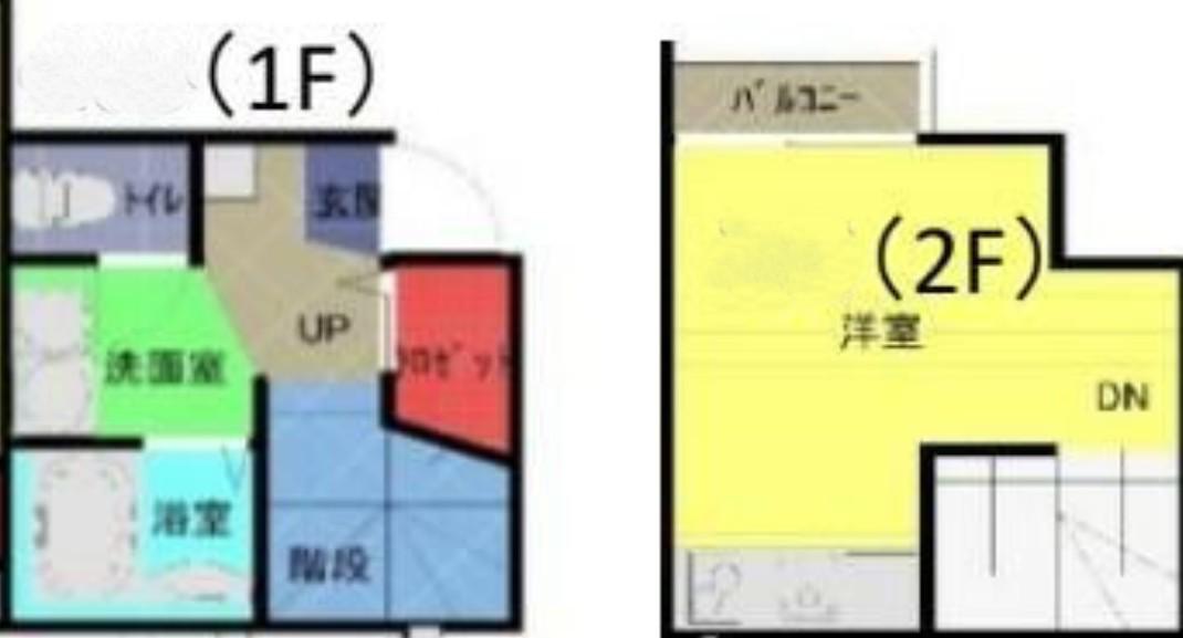 アークシティ大和田(1K/1階)の間取り写真