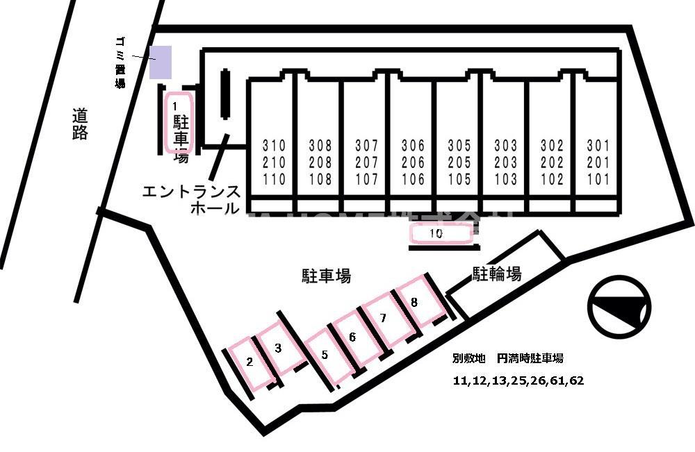 プラティーク(1K/3階)の間取り写真