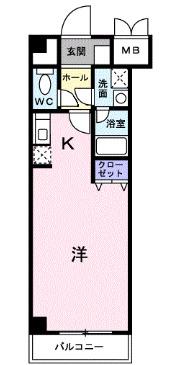 セイバリー尼崎(ワンルーム/3階)の間取り写真