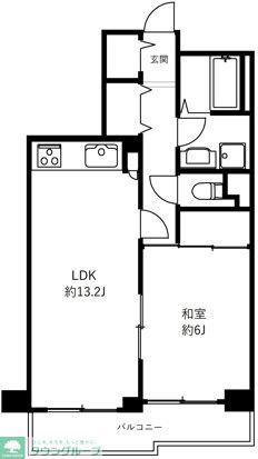 ヴェルディーラ(1LDK/3階)の間取り写真