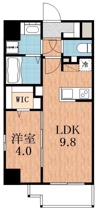 ミラージュパレス天王寺堀越町(1LDK/6階)の間取り写真