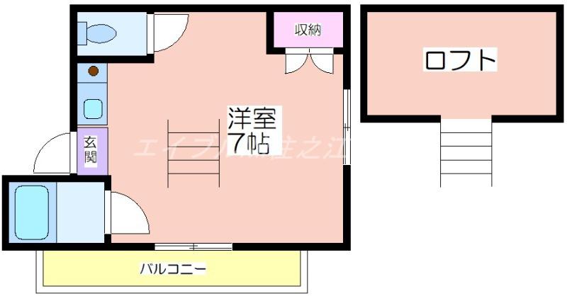 プレアール長居公園III(ワンルーム/4階)の間取り写真