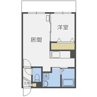 MELIORA(1LDK/3階)の間取り写真