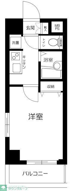 サンテミリオン錦糸町(1K/5階)の間取り写真