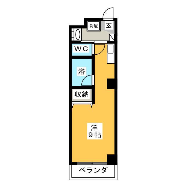 アーバンハイツ光陽II(1K/2階)の間取り写真