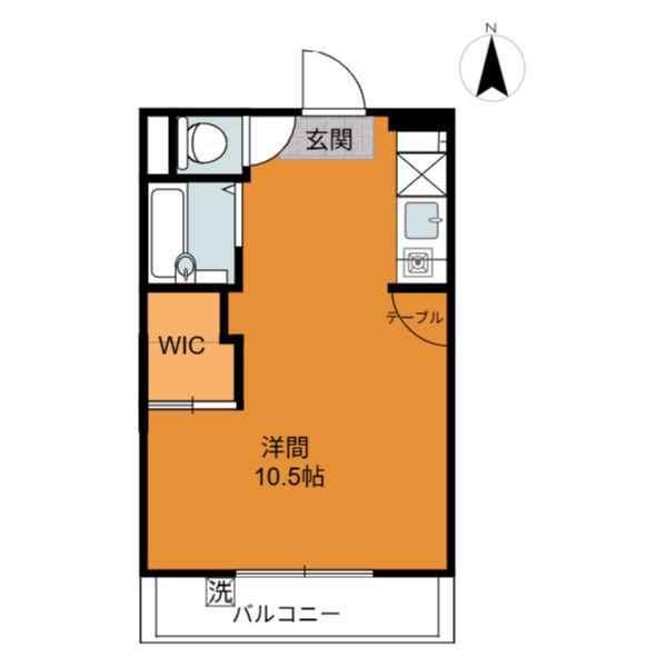 第三秋善ビル(ワンルーム/3階)の間取り写真