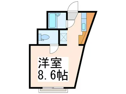 米BUILDING(ワンルーム/2階)の間取り写真