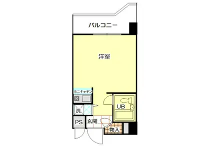 サンコート神戸(ワンルーム/5階)の間取り写真