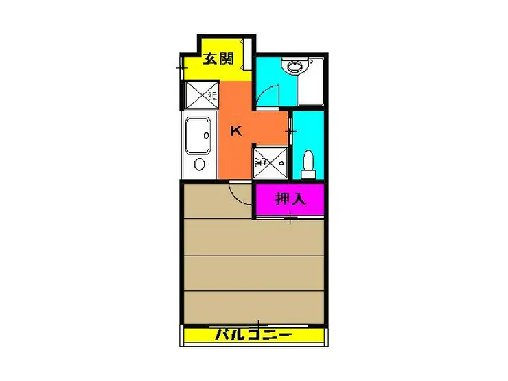 西幕張ビル 2階階 間取り