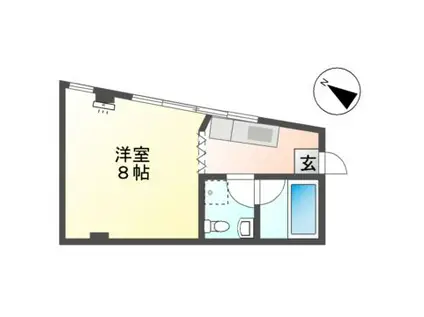 サンシャイン神澤(1K/1階)の間取り写真