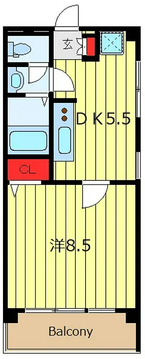 和光マンション 4階階 間取り