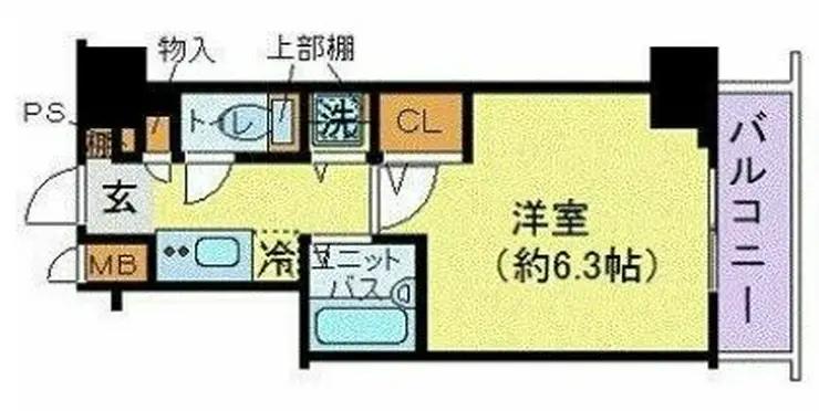 フェニックス西新宿弐番館 5階階 間取り