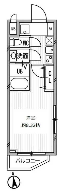 白金高輪レジデンス 3階階 間取り