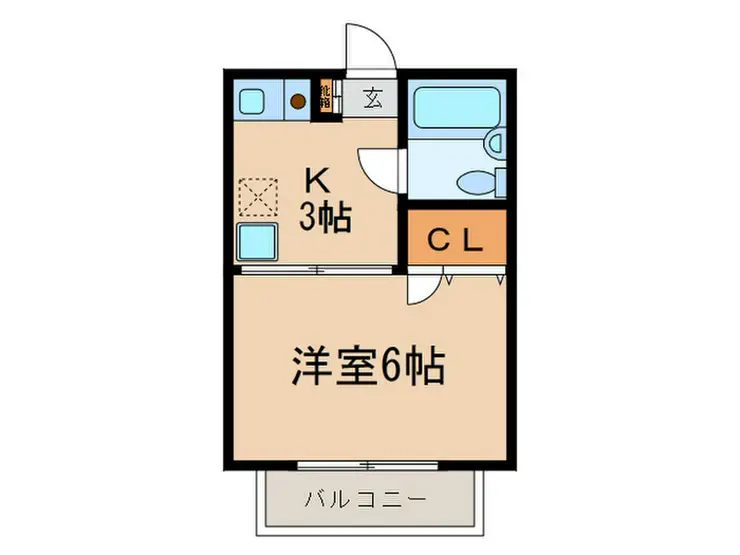 ヒルトップ小日向 1階階 間取り