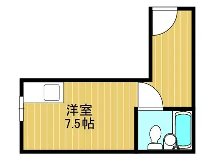 アークハイツ平野(ワンルーム/5階)の間取り写真