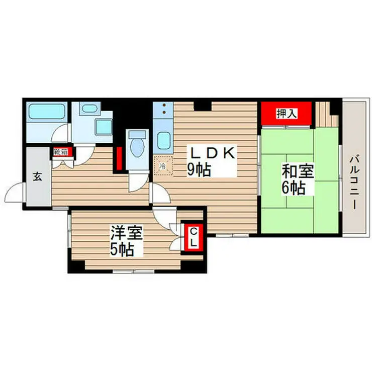 アーバンタニ 5階階 間取り