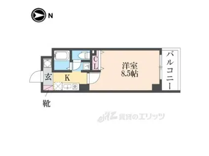 Mプラザ布施弐番館(1K/5階)の間取り写真