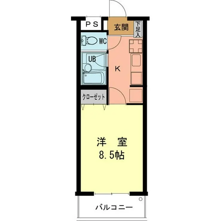 パトロナージュ 1階階 間取り