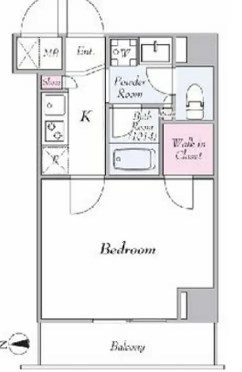 ルーブル上高井戸弐番館 6階階 間取り