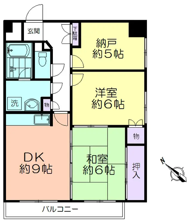 グラントルム弐番館 11階階 間取り