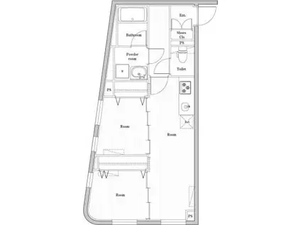 EDIT文京千石II(2LDK/3階)の間取り写真