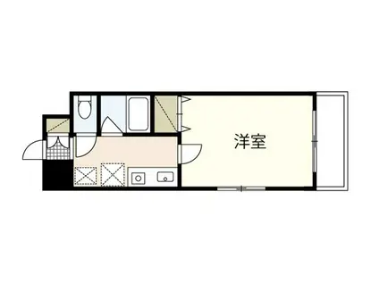 シャローム五日市(1K/7階)の間取り写真