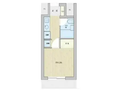 パシフィックニュー豊玉(1K/6階)の間取り写真