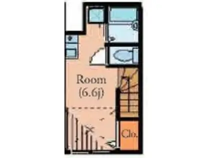 バーミープレイス中野富士見町(ワンルーム/2階)の間取り写真