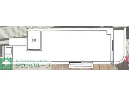 エムロード学芸大(ワンルーム/1階)の間取り写真