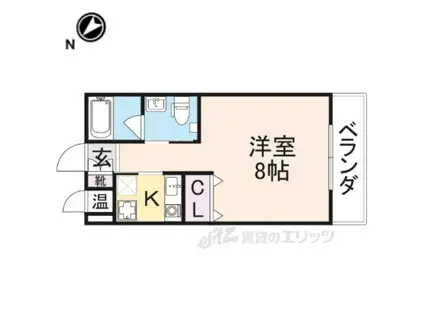 STADTPORT(1K/1階)の間取り写真