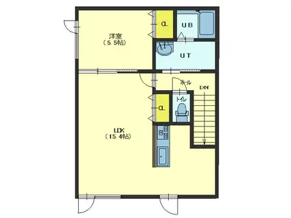 サニーガーデン(1LDK/1階)の間取り写真