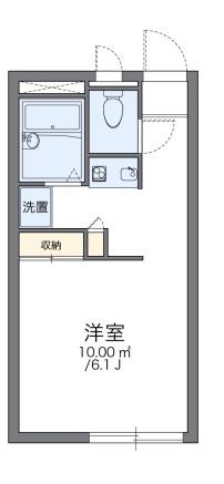 レオパレス1999(1K/2階)の間取り写真