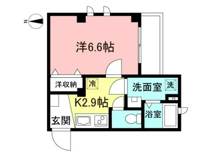 FJ アドバンス(1K/1階)の間取り写真