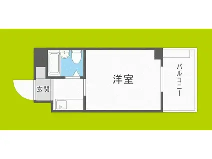 大宝都島ル・グラン(1K/5階)の間取り写真