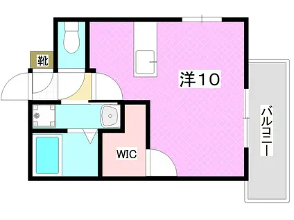 SUN SHINE葉月館(ワンルーム/3階)の間取り写真