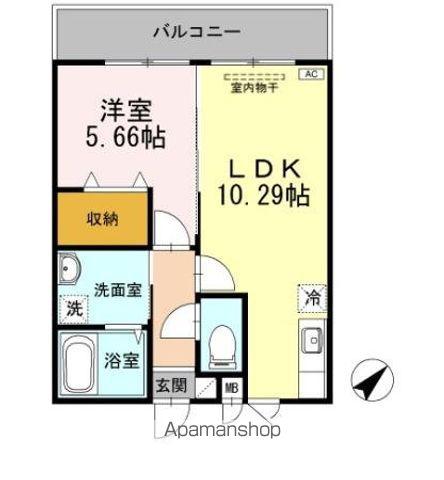 エクレールHP上星川(1LDK/3階)の間取り写真
