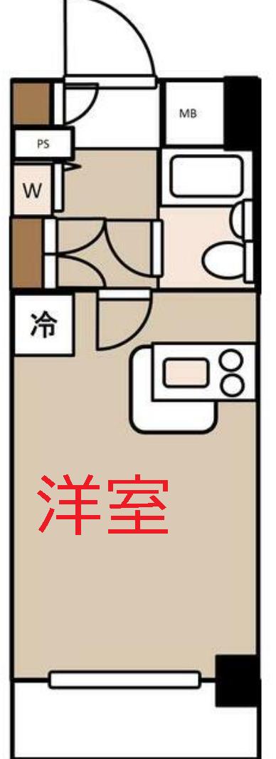ワコーレ多摩川(ワンルーム/2階)の間取り写真