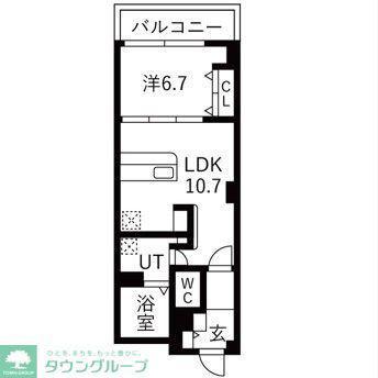 アクティ目黒駅前2号棟 2(3LDK/4階)の間取り写真
