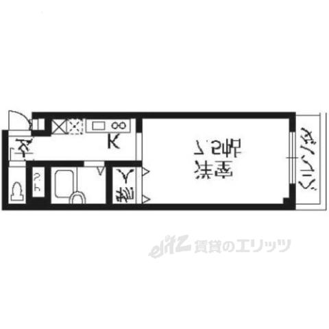 ルーミネス芦谷一番館(1K/1階)の間取り写真