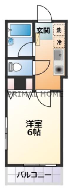 MTプラザ7(1K/1階)の間取り写真