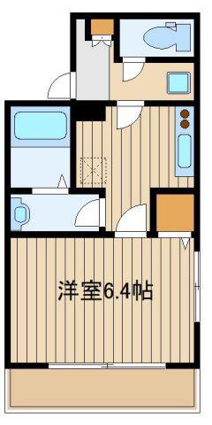 T-COSTA(1K/2階)の間取り写真