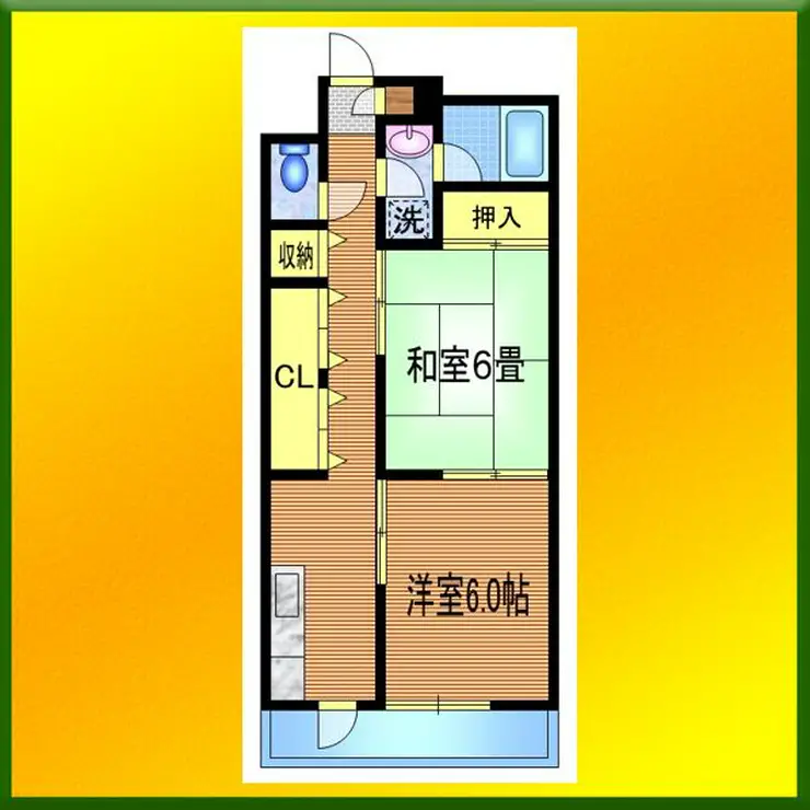 柳沢ガーデンハイツ 2階階 間取り