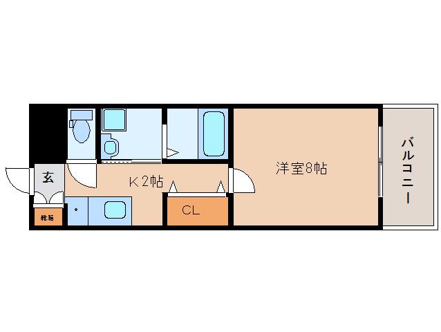 AIRYU-TOHO(1K/3階)の間取り写真