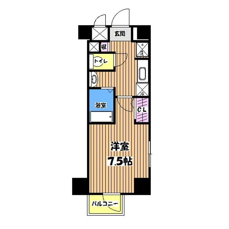 ジーヒルズ中町 10階階 間取り