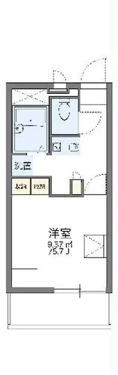 レオパレス光 2階階 間取り