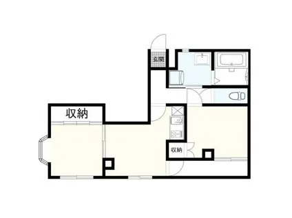 シャタレイン(2LDK/5階)の間取り写真