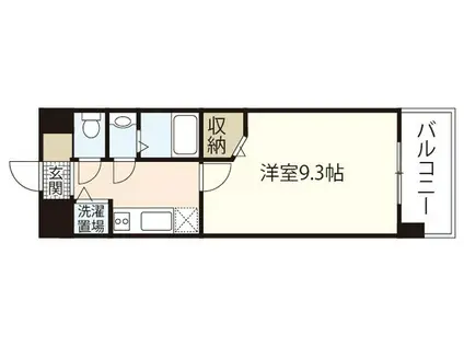 ノーブル広島駅前(1K/7階)の間取り写真
