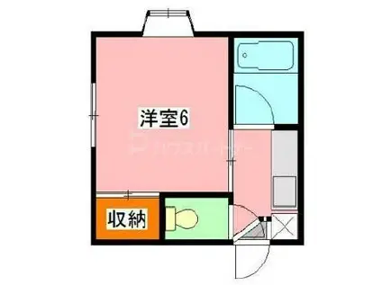 伊藤ビル(1K/3階)の間取り写真