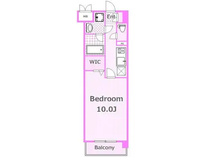 クロシェットナカモト(1K/3階)の間取り写真