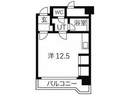 サンプラザ金山(ワンルーム/4階)の間取り写真